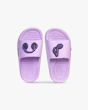 girls slip-on slides