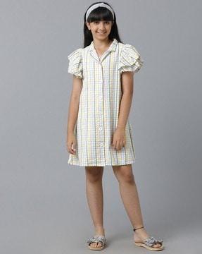 girls striped shirt dress