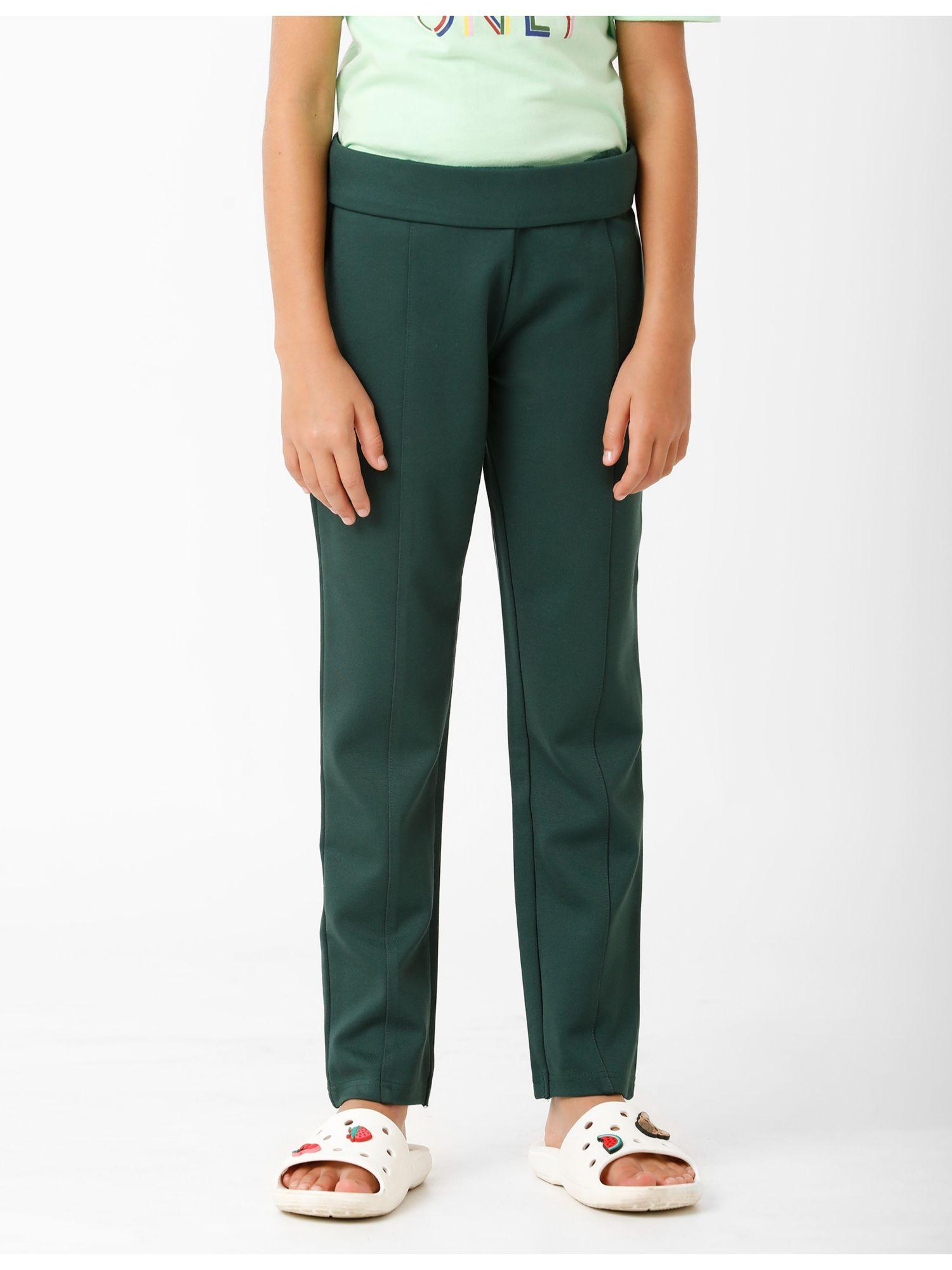 girls trousers - green