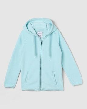 girls zipfront jacket with insert pockets