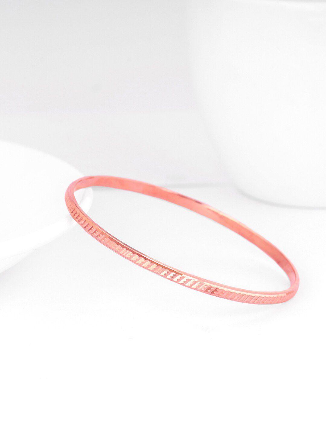 giva 925 sterling silver rose gold-plated bangle
