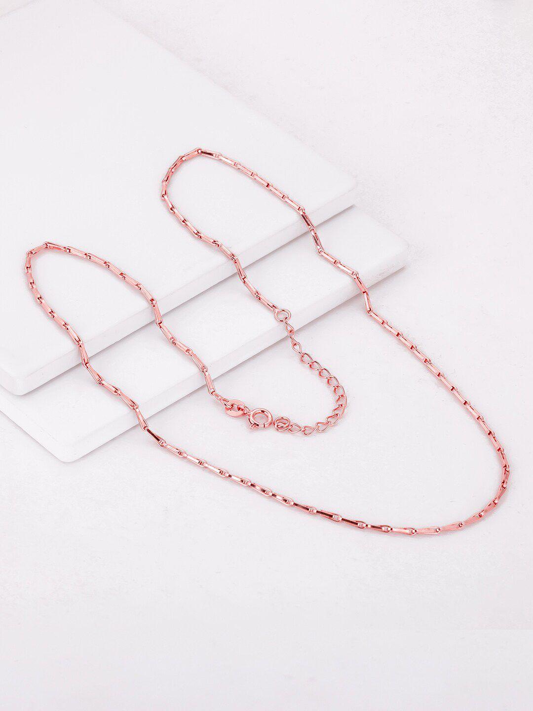 giva 925 sterling silver rose gold-plated chain