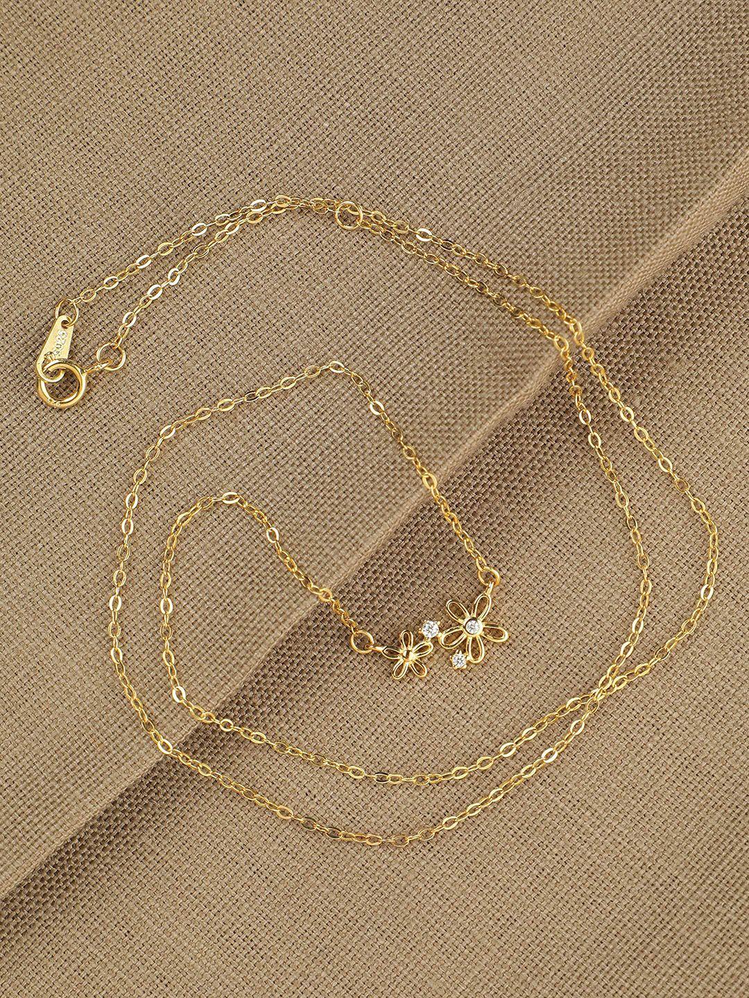 giva gold-toned 925 sterling silver silver-plated chain