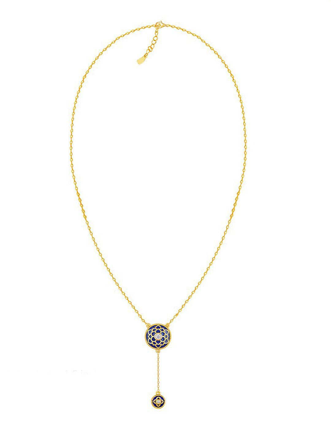 giva sterling silver gold-plated necklace