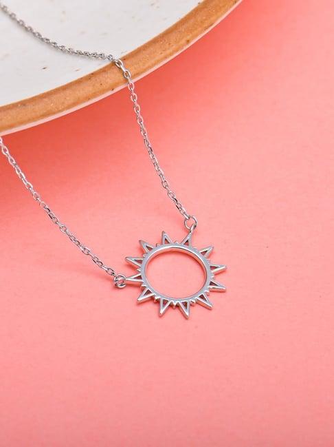 giva 92.5 sterling silver sunshine necklace for women