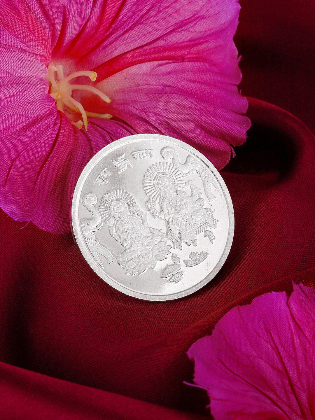 giva 925 sterling goddess lakshmi and lord ganesh silver coin-10 gram