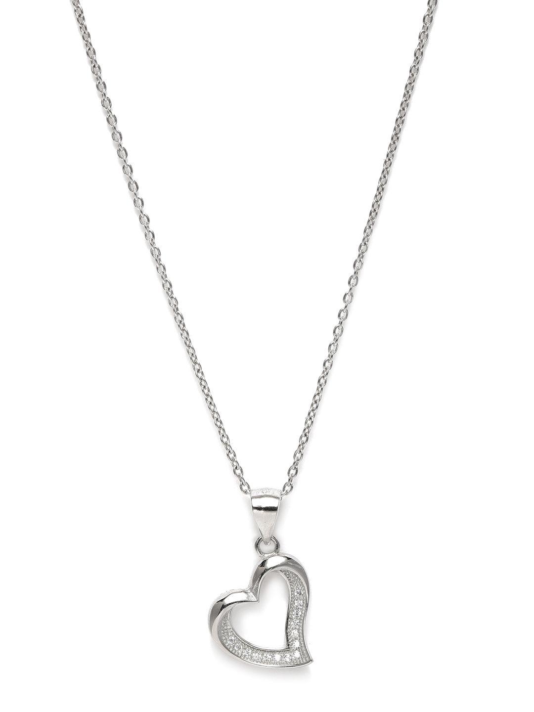 giva 925 sterling silver rhodium-plated necklace