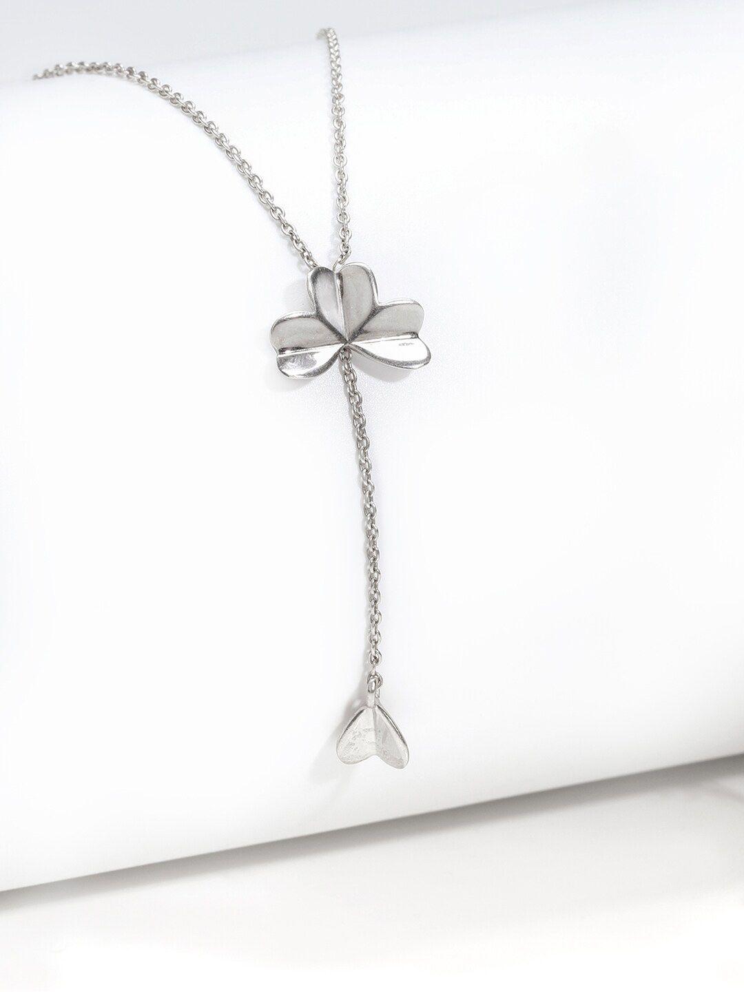 giva 925 sterling silver rhodium-plated necklace