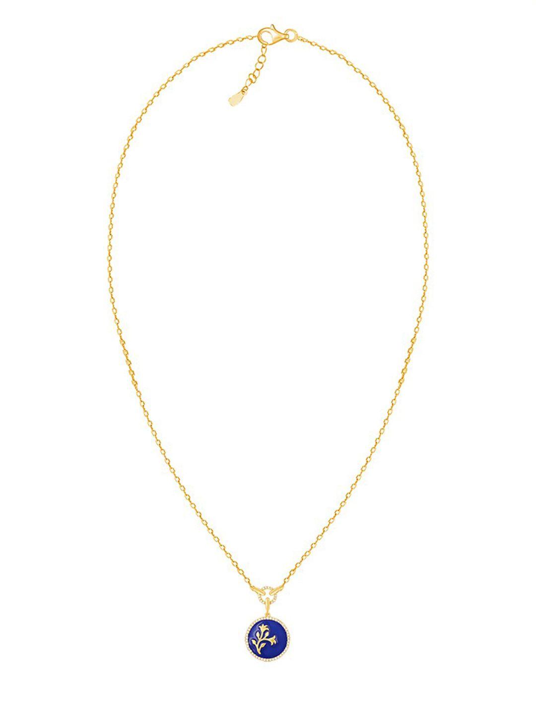 giva sterling silver gold-plated necklace