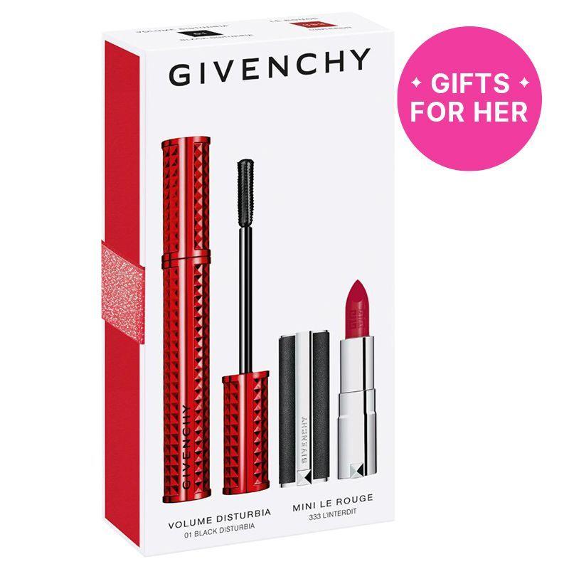 givenchy disturbia mascara & mini le rouge gift box (free mini lipstick)