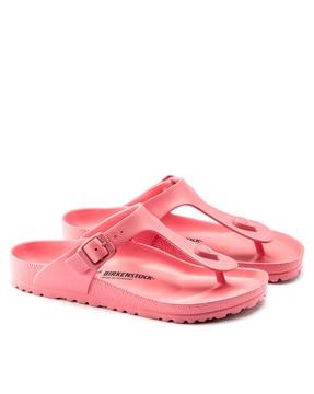 gizeh essentials slip-on sandals with buckle styling