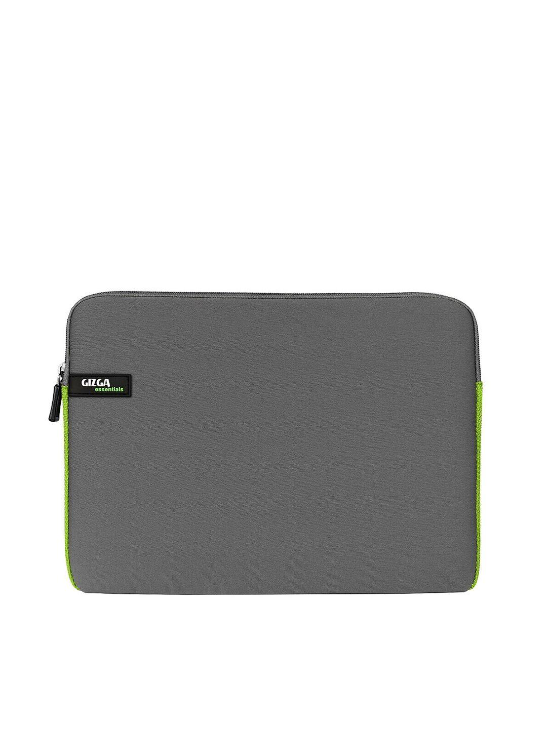 gizga essentials unisex grey laptop sleeve