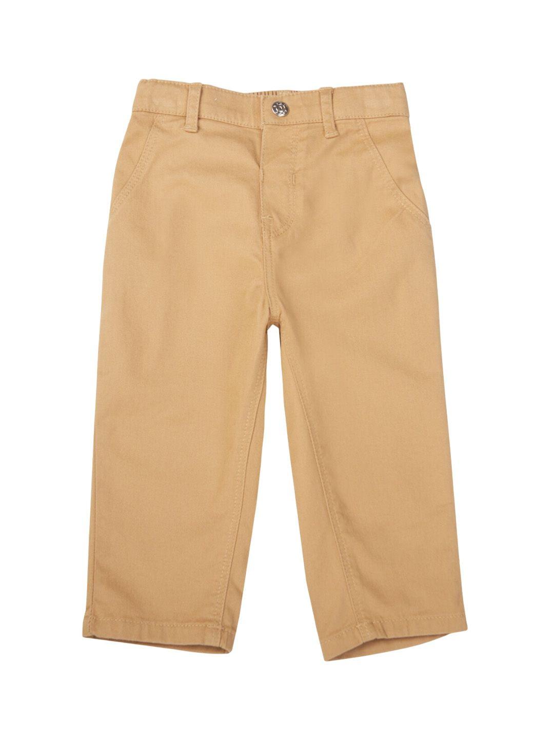 gj baby boys khaki trousers