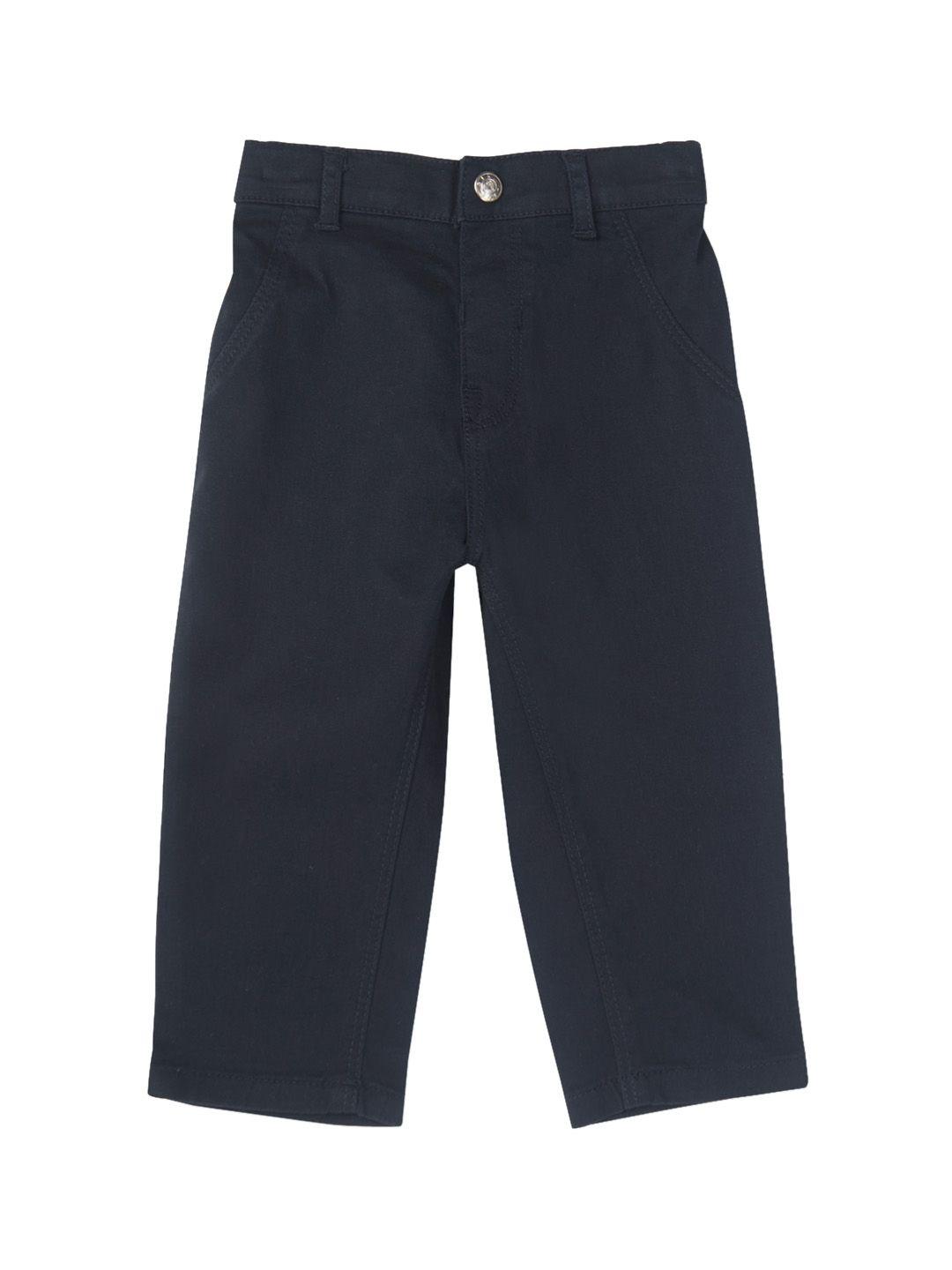 gj baby boys navy blue trousers