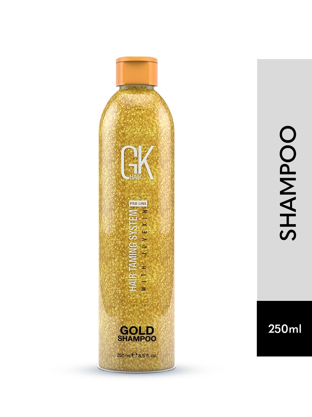 gk hair pro line hair taming system with juvexin gold global keratin shampoo 250 ml