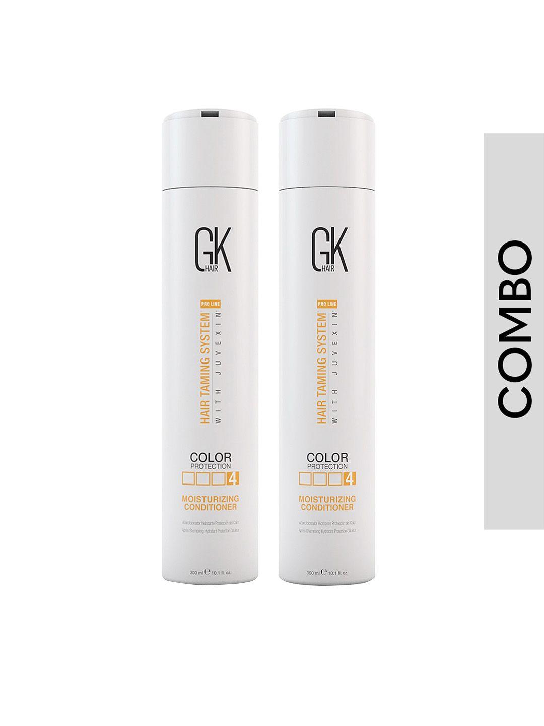 gk hair set of 2 hair taming system moisturizing conditioner with juvenix - 300 ml each