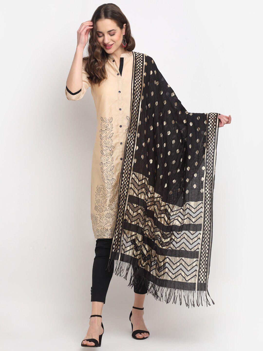 glam story geometric printed dupatta