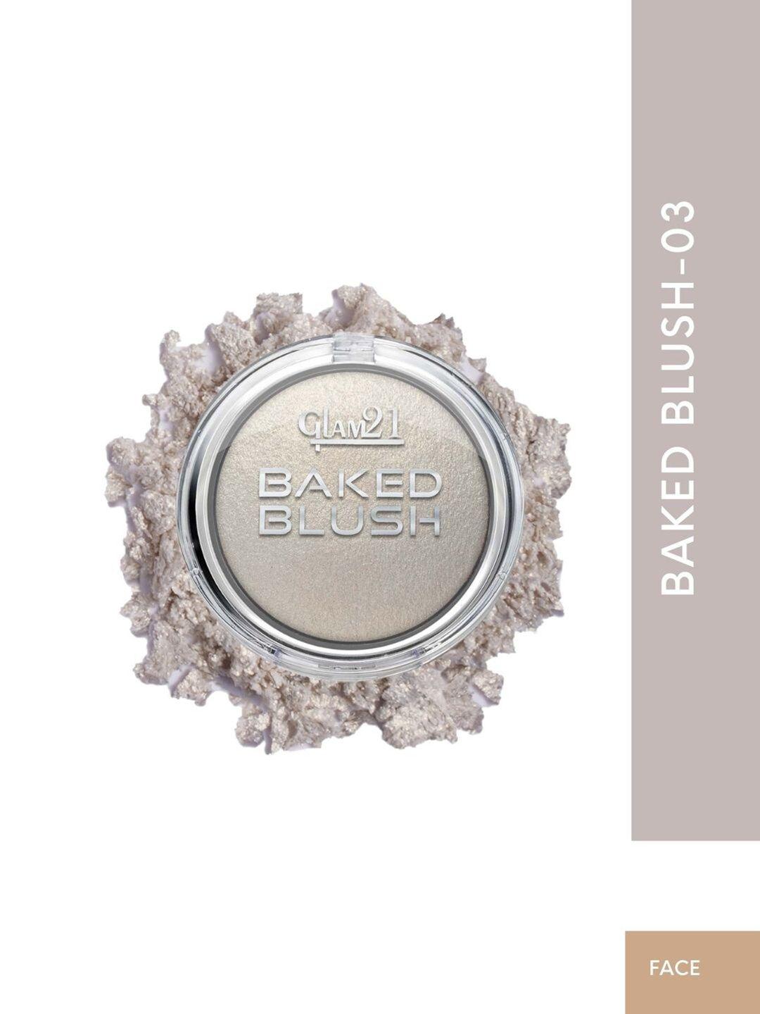 glam21 baked blusher with highly pigmented formula 6 g - shade 03