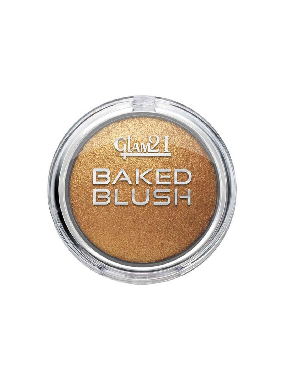 glam21 baked long lasting & lightweight highly pigmented blush 6 g - shade 01