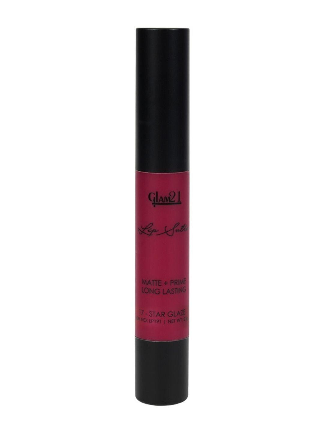 glam21 lip sutra non-transfer crayon lipstick 2.8 g- star glaze 17