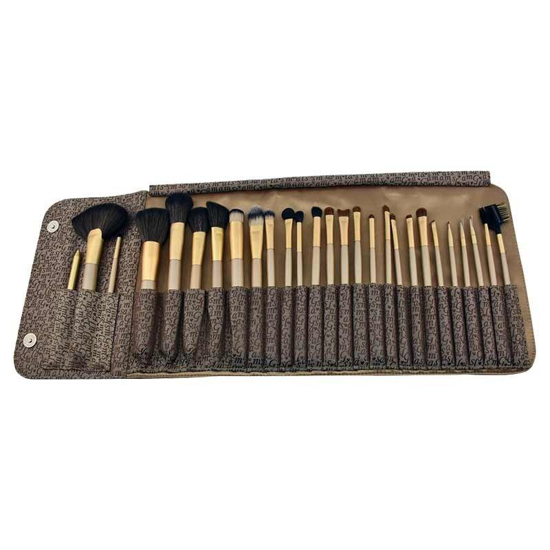 glamgals 27 pcs brush set - black brk-008