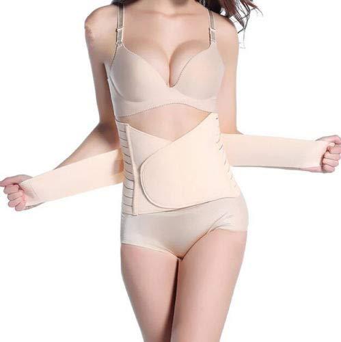 glamoras post pregnancy abdominal belt after delivery waist & pelvis slimming shapewear | tummy control slimming body shaper shapewear belt (size-l, beige)