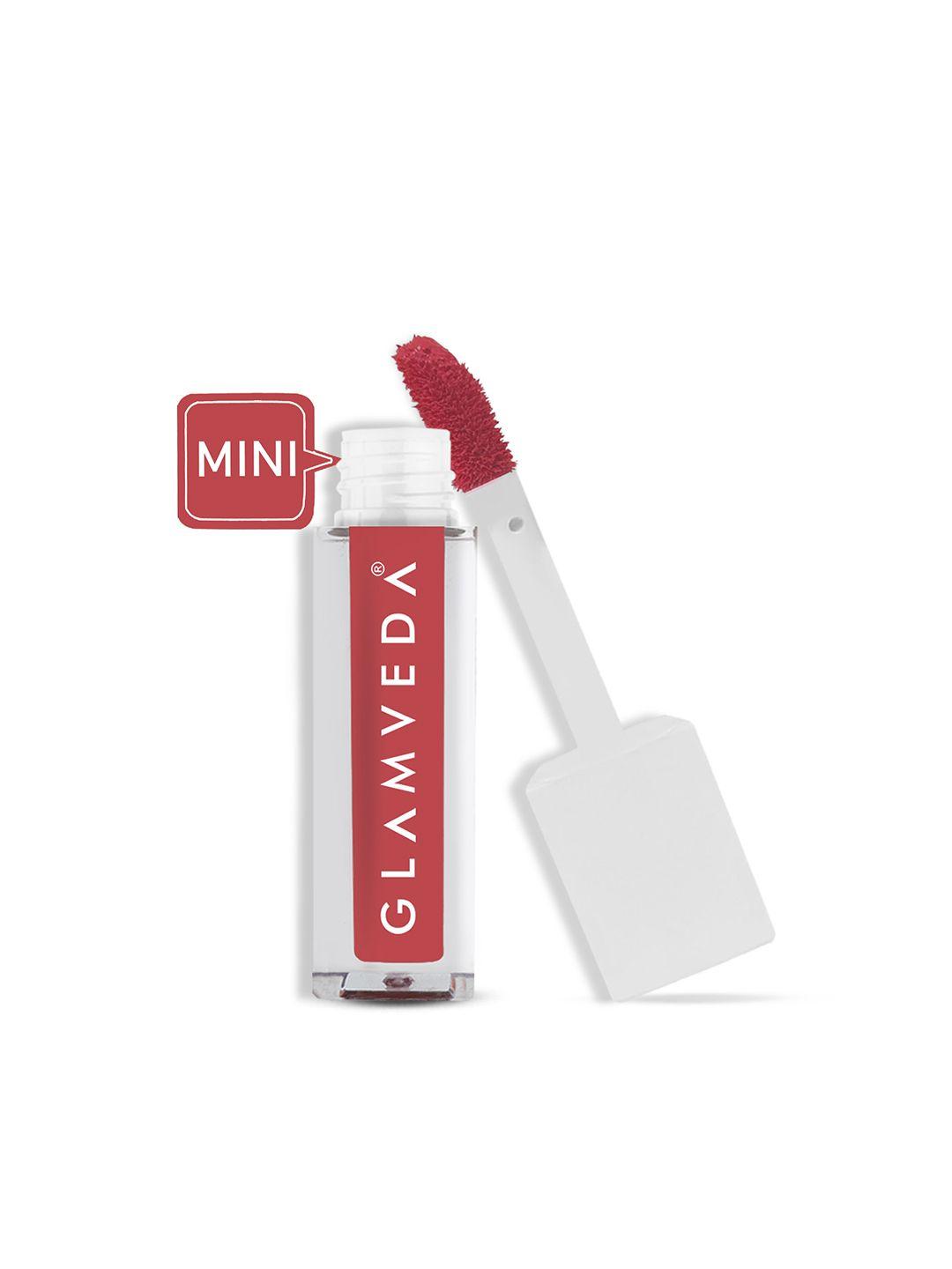 glamveda always on matte smudge-proof spf15 mini liquid lipstick 1.2ml - first crush 011