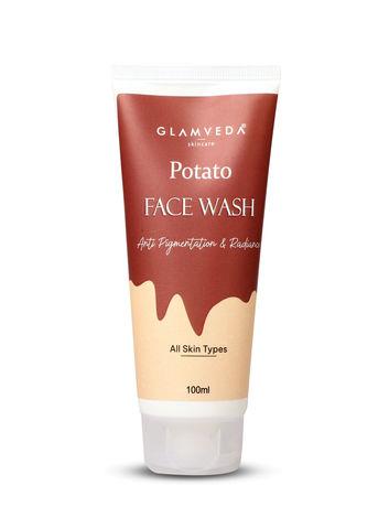 glamveda potato anti pigmentation face wash