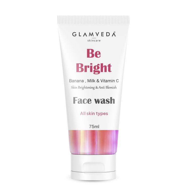 glamveda be bright skin brighteing & anti blemish face wash