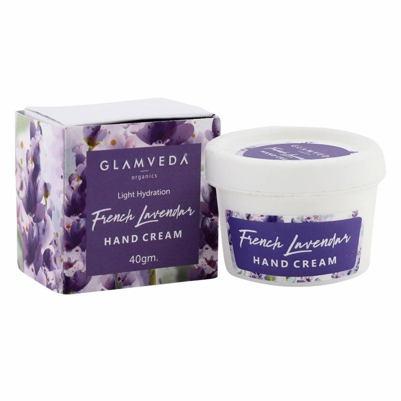 glamveda light hydration french lavender hand cream