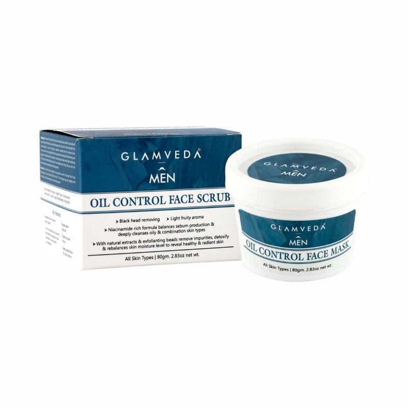 glamveda men oil control face mask