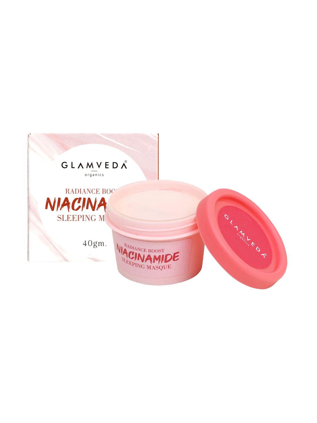 glamveda radiance boost niacinamide sleeping masque - 40gm