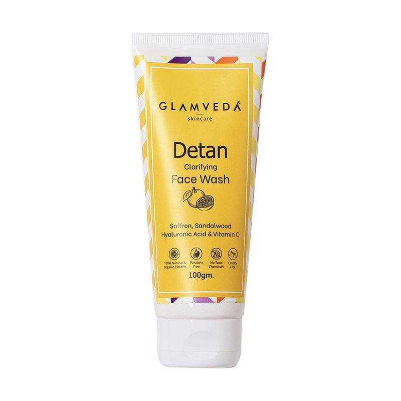 glamveda skincare detan clarifying face wash