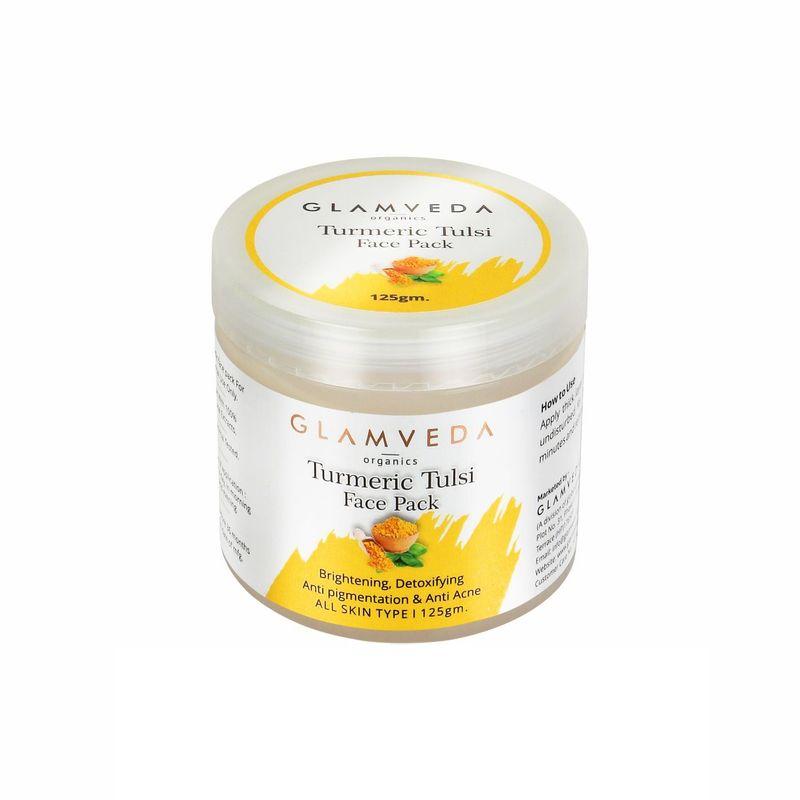 glamveda turmeric tulsi anti pigmentation face pack