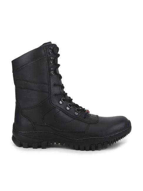 gliders by liberty men's black biker boots