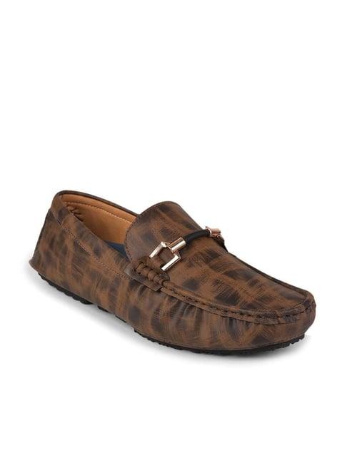 gliders by liberty men's brown casual loafers