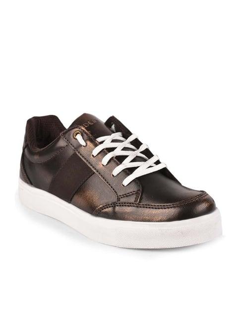 gliders by liberty men's copper casual sneakers