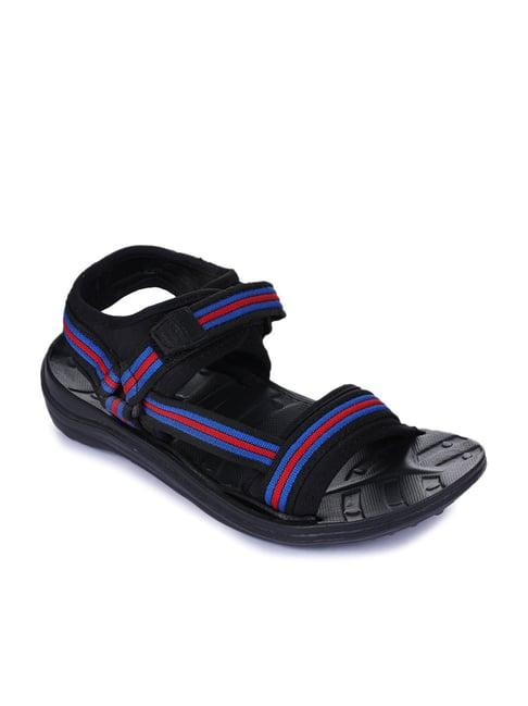 gliders by liberty men's red & blue floater sandals