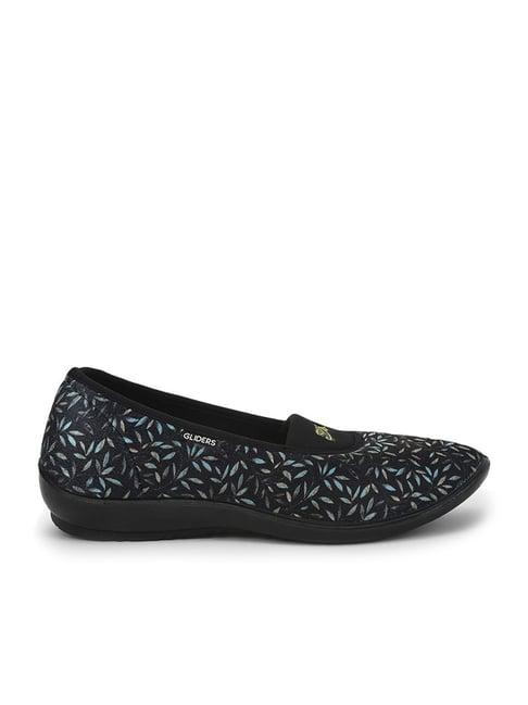 gliders by liberty women's black flat ballets