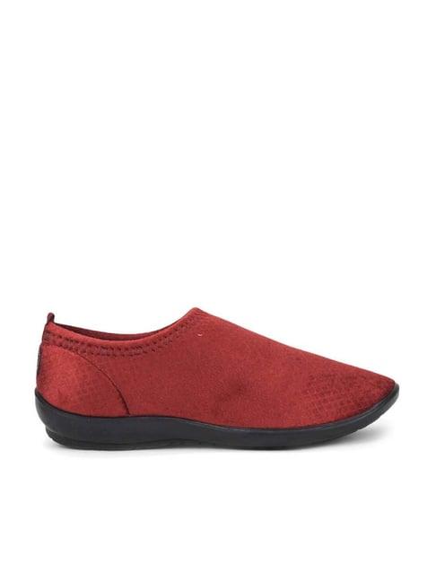 gliders by liberty women's red flat ballets