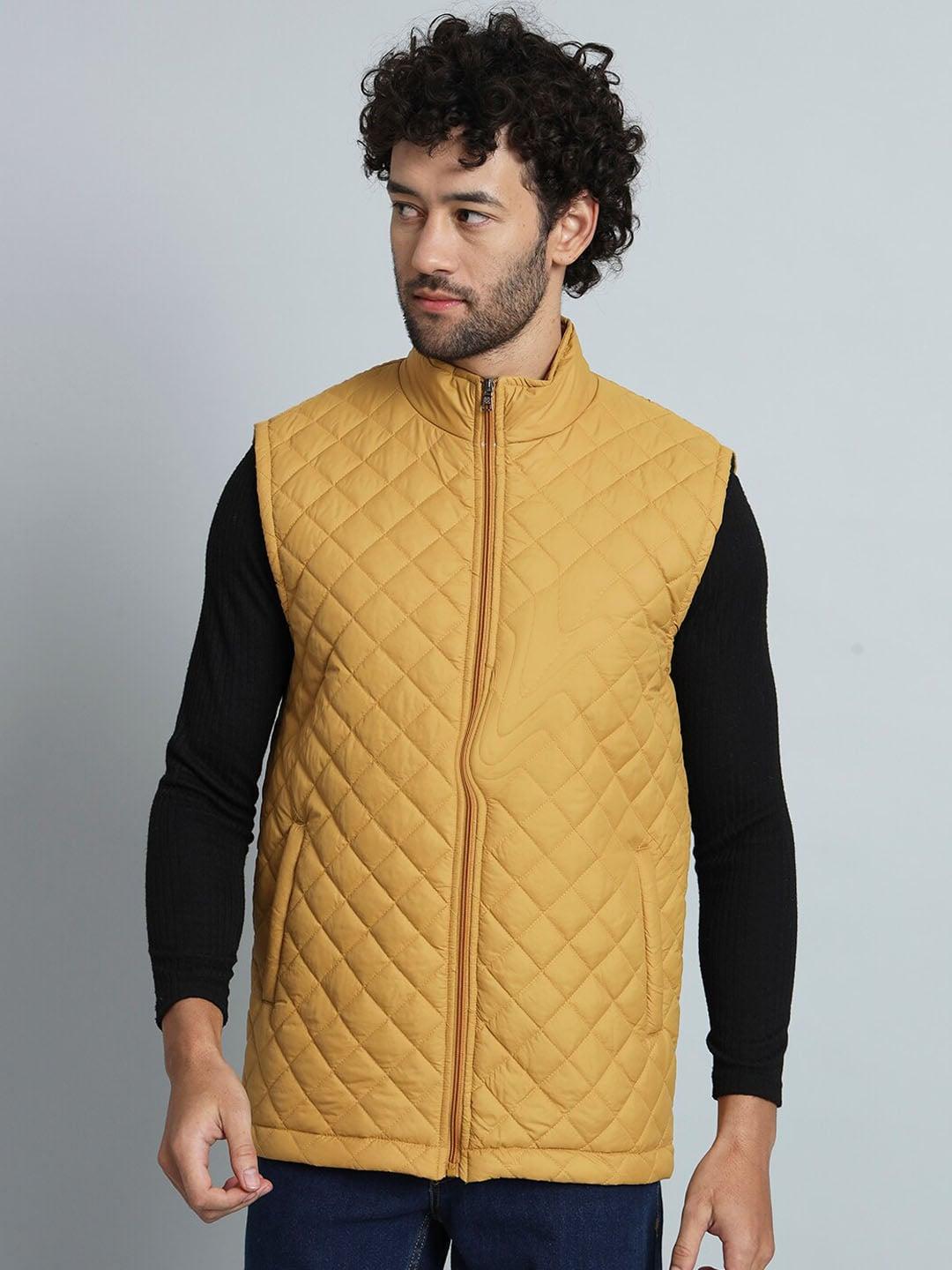 glito mock collar sleeveless insulator longline quilted jacket