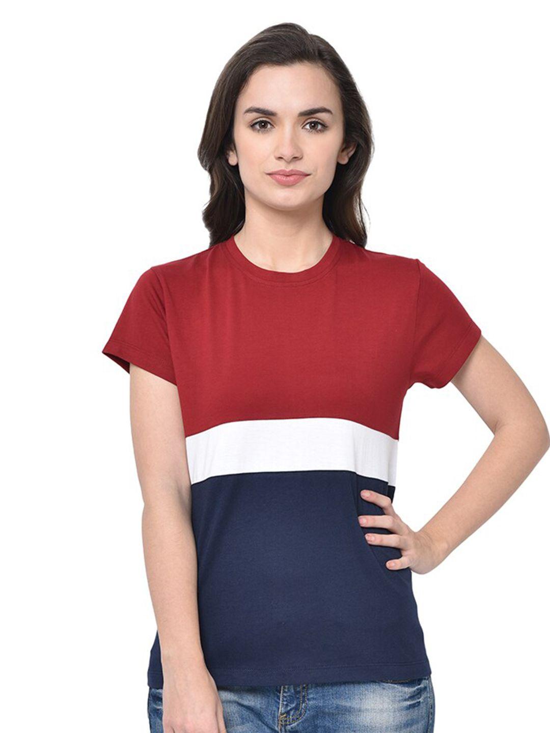 glito colourblocked relaxed fit cotton t-shirt