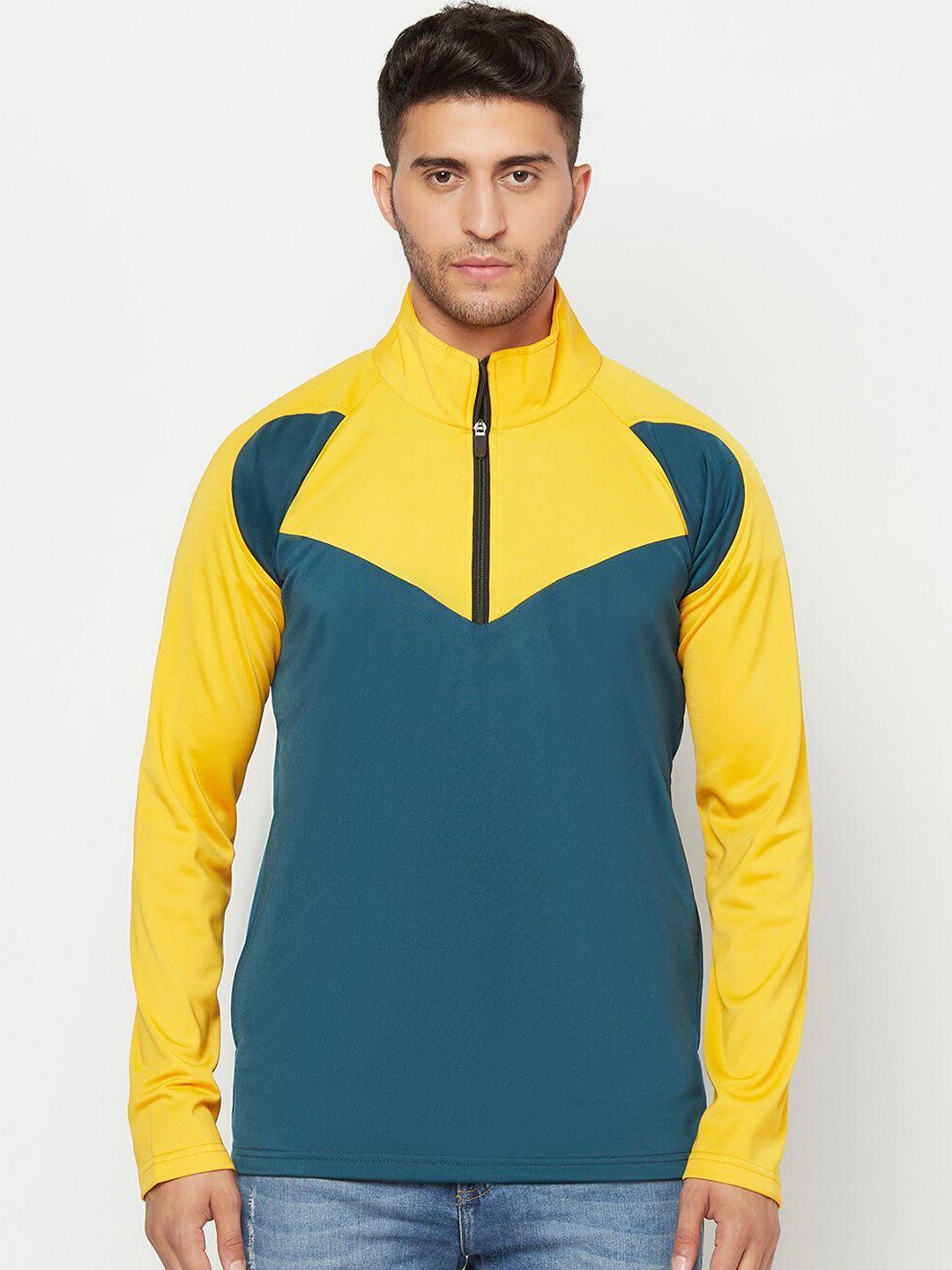 glito colourblocked stretchable sporty jacket
