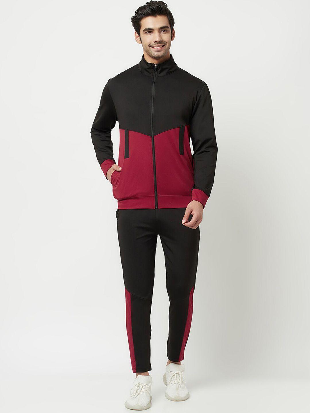 glito men colorblocked sports tracksuit