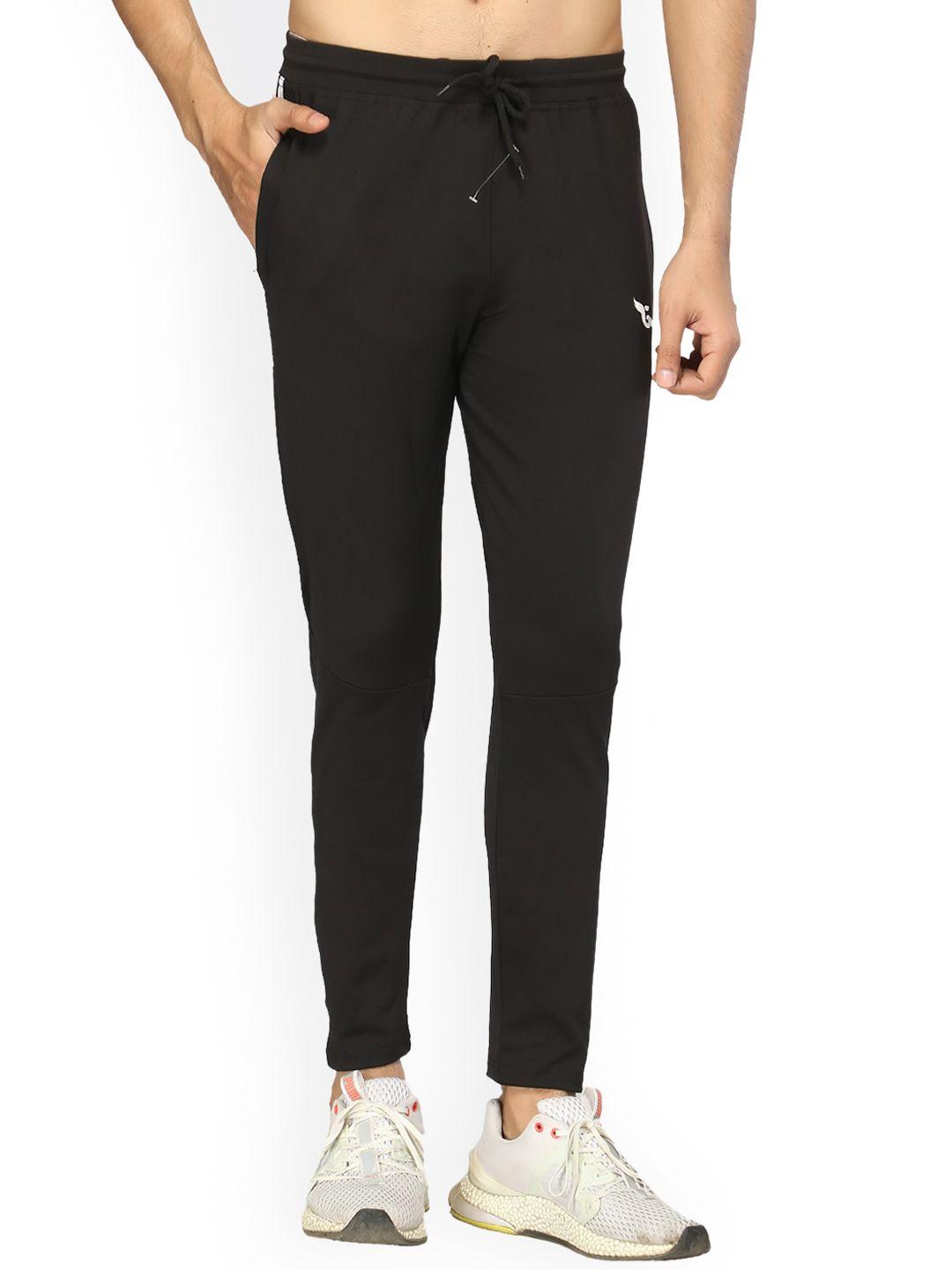 glito men colour-blocked mid-rise track pants