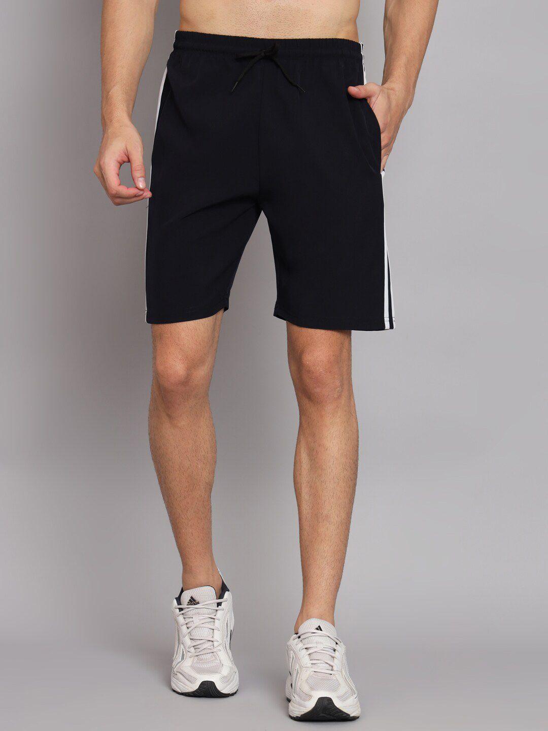 glito men navy blue training or gym shorts