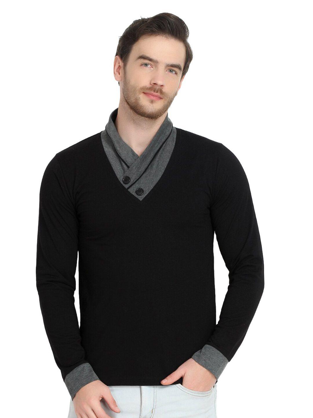 glito v-neck pullover cotton sweatshirt