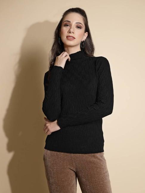 global republic black knitted top