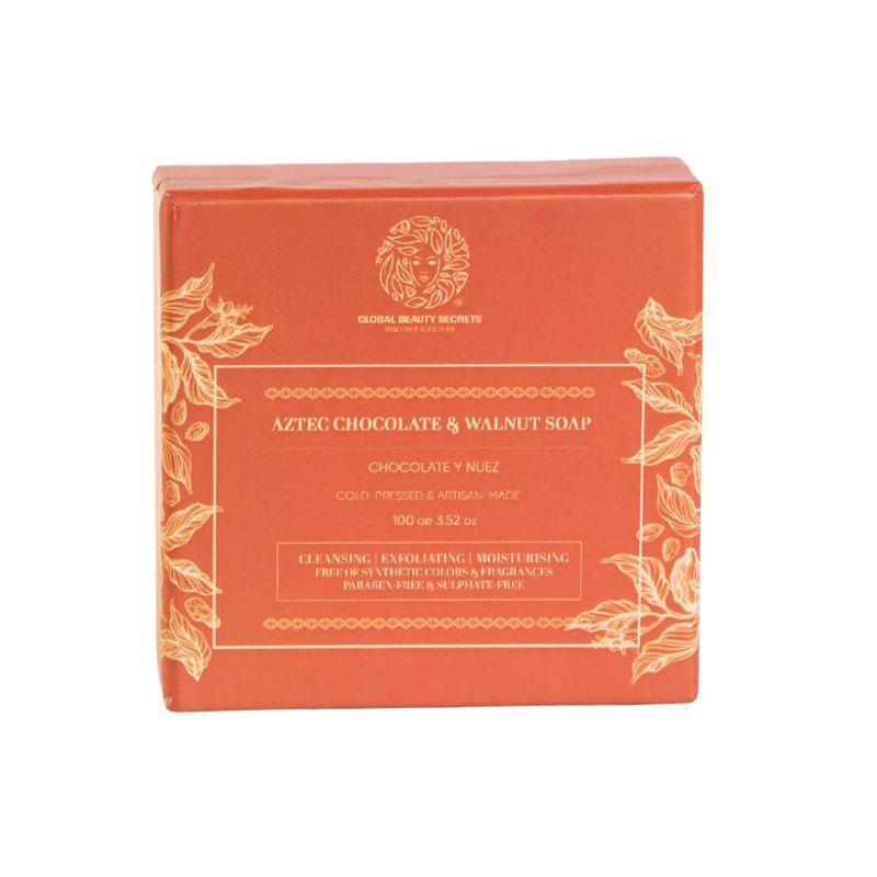 global beauty secrets aztec chocolate and walnut soap