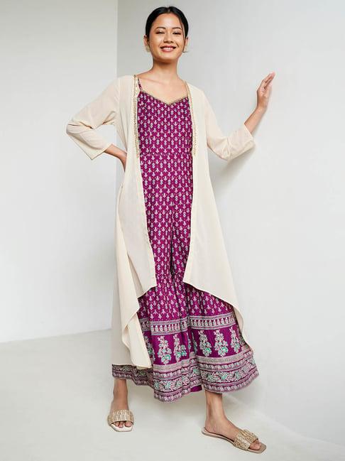 global desi beige long shrug